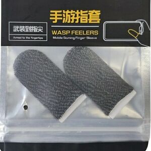 Gray Mobile Gaming Finger Sleeves